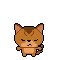 Sleepy Pixel Pal preparing to sleep